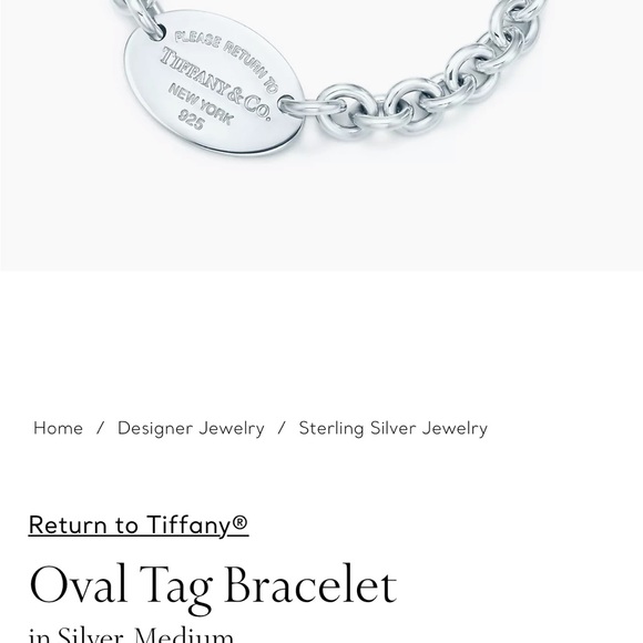 Return to Tiffany oval bracelet - Picture 4 of 5